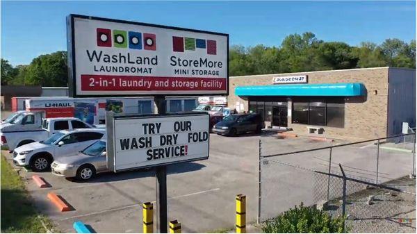 WashLand Laundromat located in Wilson NC