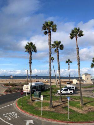 View from the balcony