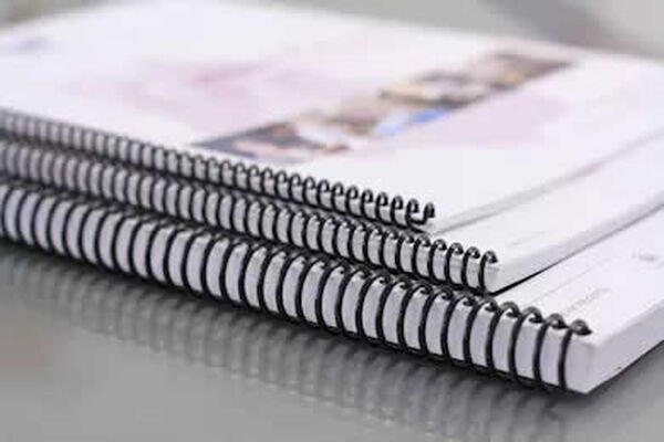 Books with spiral Binding color or B/W.
Made to Customer specifications.