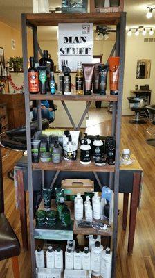 "Man Stuff" At Images Salon we make it easy for the Guys to find the products they need.