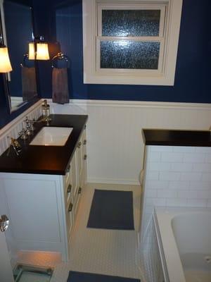 Vintage bath room featuring Grohe, Toto and Restoration Hardware fixtures