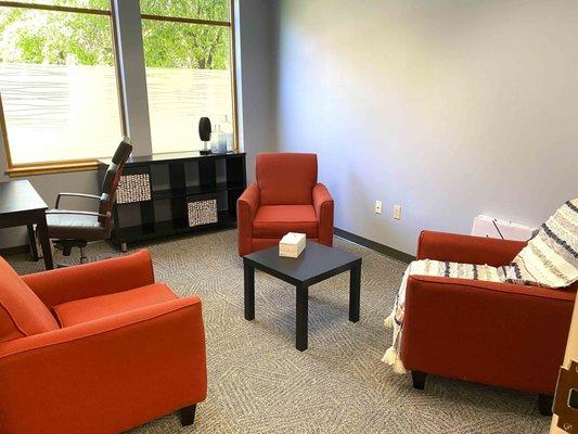 One of our comfortable counseling rooms.