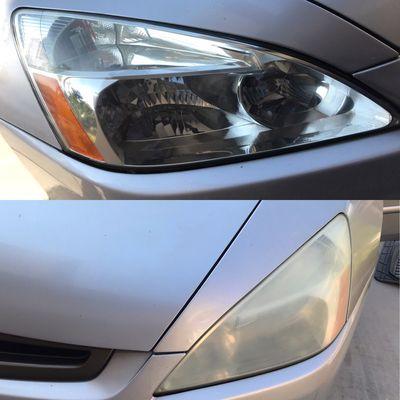 Headlights restoration