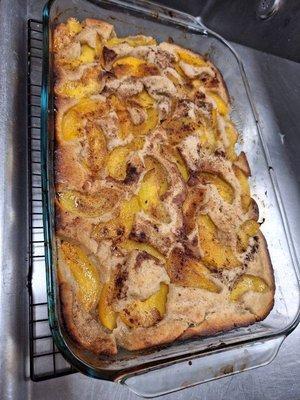 Peach cobbler