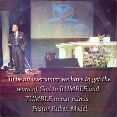 Pastor and founder of TMCCHURCH Ruben Medel. 40 years of ministry.