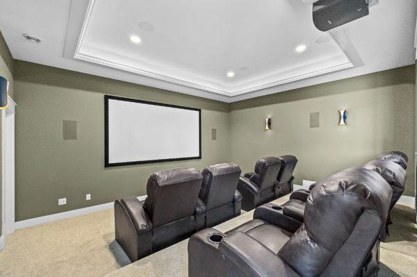 2022 Parade Home - Lower Level Theater Room