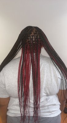 Small Knotless Braids