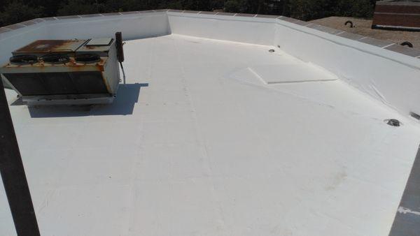 After roof replacement with an 18 year non-prorated waterproof waranty.