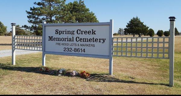 The most affordable cemetery that we visited in the Oklahoma City area. Thank you Spring Creek Memorial