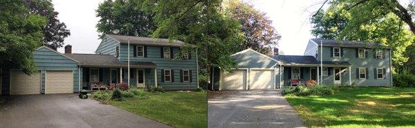 Before and After Siding