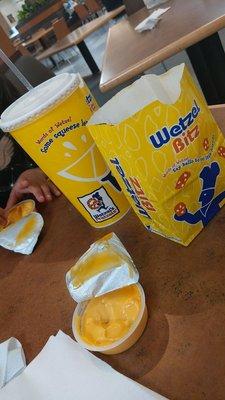 Wetzel bites and cheese