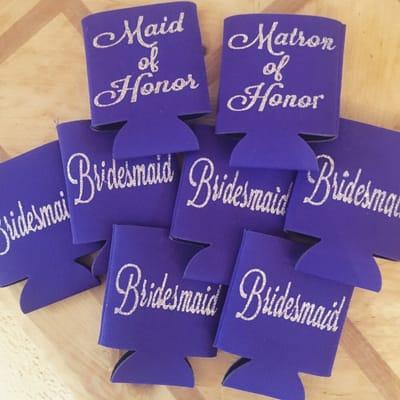 Bridal Party koozies