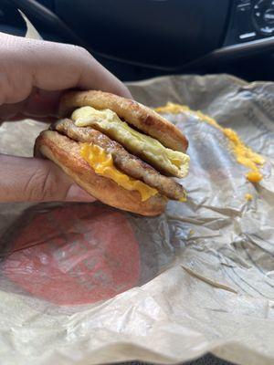 Sausage, Egg & Cheese McGriddle