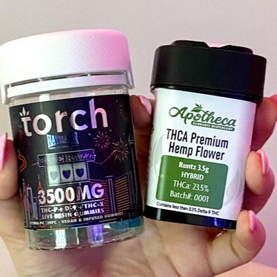 Torch gummies and Runtz thca flower