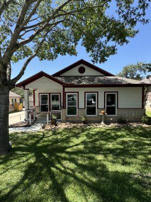 White double hung window replacement