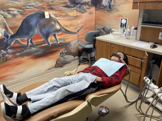 Teeth pulling day - the dentist/ assistants are great!