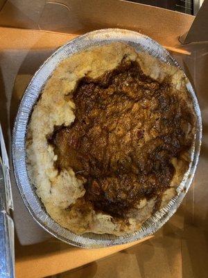 Sweet potato pecan pie