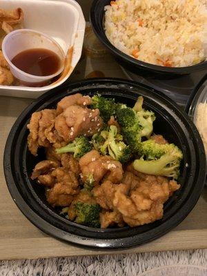 Soggy sesame chicken