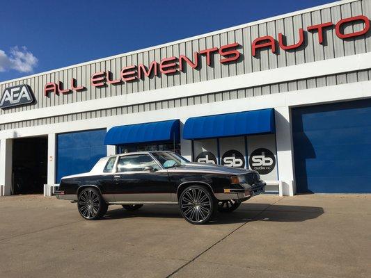 Custom lift with 24" wheels