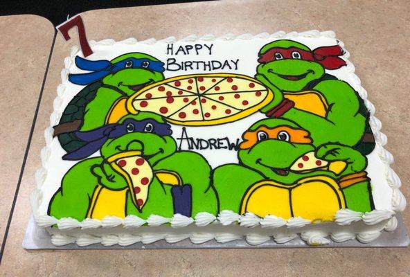 Ninja Turtles cake