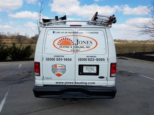 Jones Heating and Cooling Van