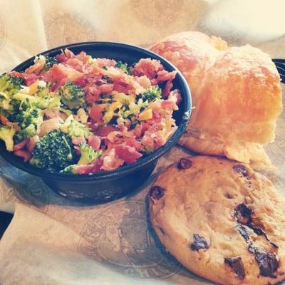 Buffalo Barclay w/ Broccoli Salad