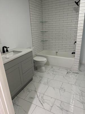 Finish full bathroom