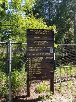 Brooker Creek Nature Preserve Friends Trail