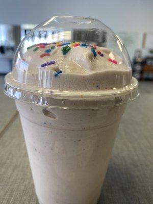 Celebrate with us with a birthday shake