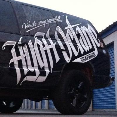 Hygh Octane shop Tahoe. Wrapped with 3M wrap material