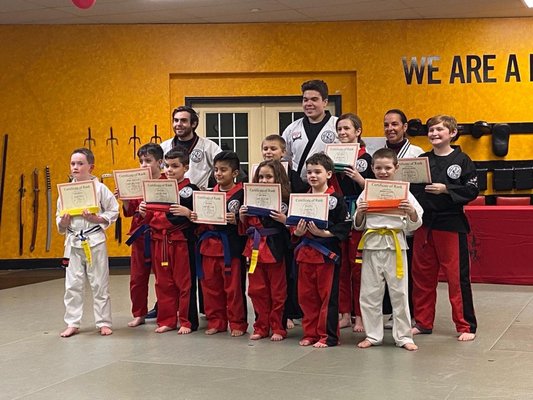 Beginner/intermediate belt graduation