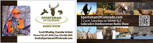 Sportsman of Colorado is Colorado's outdoorsman radio show that airs every Saturday at 1:00-2:00 p.m. on 560AM KLZ.