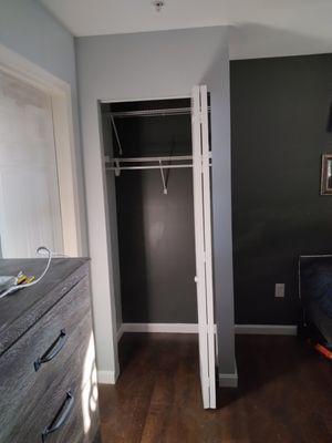 Customer requested a closet in there 1st floor bedroom