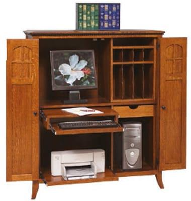 Petite Mt. Eaton Computer Armoire