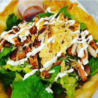 Chicken taco salad