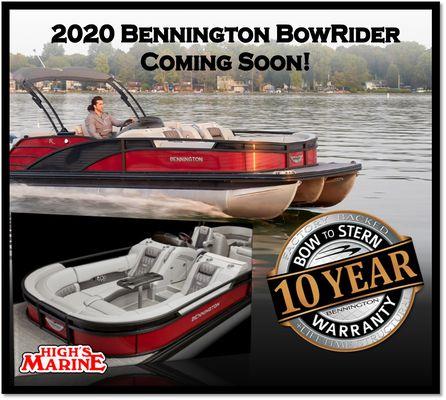 2020 Bennington BowRider Pontoon!  Be the first on your lake with this new patented model!