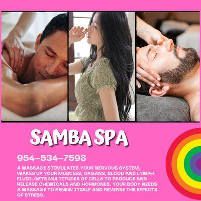 Samba Spa
 600 W Hallandale Beach Blvd #7, Hallandale Beach, FL 33009
 Call Us at 954-534-7598