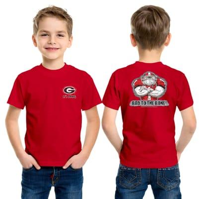 Youth sizes available in your choice of Black, Red, Grey, or White.