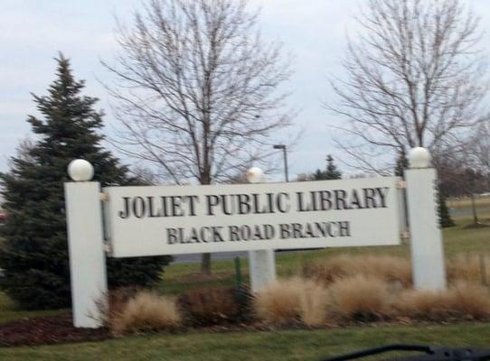 Black Rd. library entrance