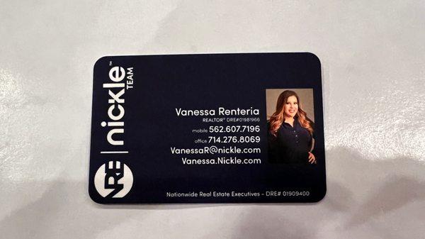 New Card! Call today for real estate assistance.