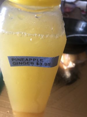 Pineapple ginger drink