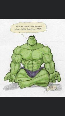 Hulk yoga