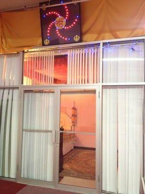 The room where the holy book of Sikhs 'Guru Granth Sahib Ji' is out to sleep- Sukhasan Room