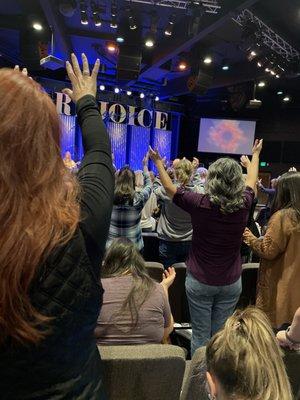 A worship time from the women's event in 2022!