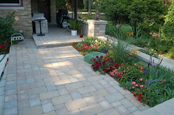 Garden within a patio