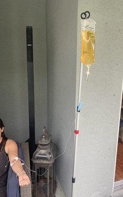 IV Therapy in your backyard