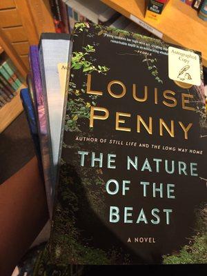 Signed Louise Penny novels