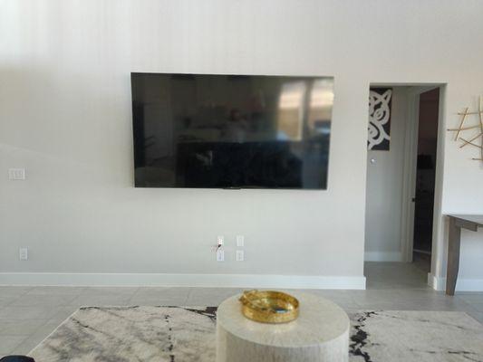 99" TV install.