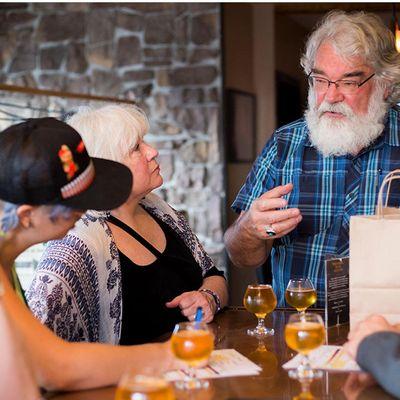 Guided beer tasting.