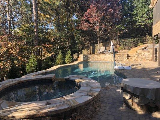 Aqua Design Pool in the Fall